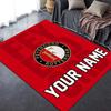 Custom Name Feyenoord Carpet Rug for Living Room Bedroom Home Sofa Decoration,Kids play Non-slip Floor Mat