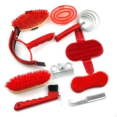 10x Horse Grooming Kit,Horse Brush Set,Professional,Bathing,Equine Brushes,Tack Room