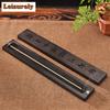 Ebony Long Incense Box Hollow Craft Household Incense Burner Aromatherapy Furnace Zen Censer Burner Holder Home Decoration Craft