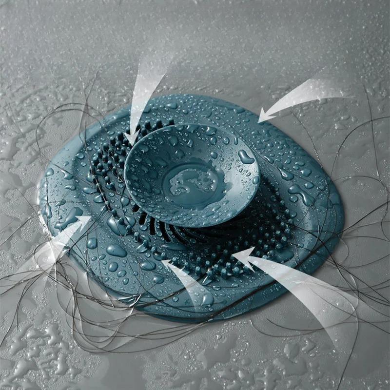 Verstopungsschutz Spüle Bodenablauf Abdeckung Badezimmer Haarsieb Küche Abwasser Sieb