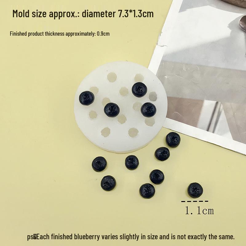 Blueberry Fondant Silicone Mold – Food Grade Cake Baking Tool