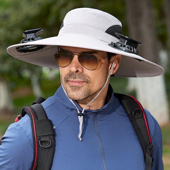 Outdoor Bucket Hat Wide Hat with Brim Fishing Dual