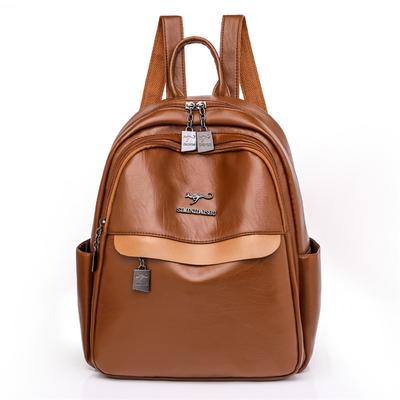 Mochila feminina designer nova grande capacidade mochila de viagem de couro de alta qualidade sacos escolares para meninas adolescentes sac