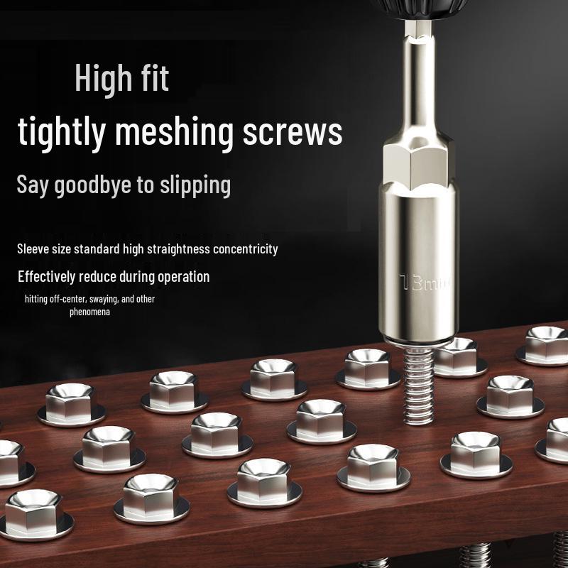 10mm Deep Socket Hex Shank Bit for Electric Drill/Screwdriver & Air Impact Wrench