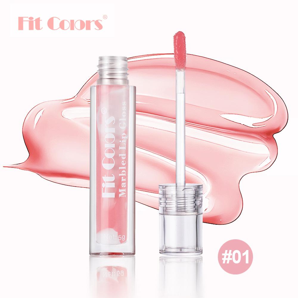 Fit Colors Marble Mirror Mirror Lip Glaze Moisturizing Essence Maintenance Bionic Film Lip Gloss