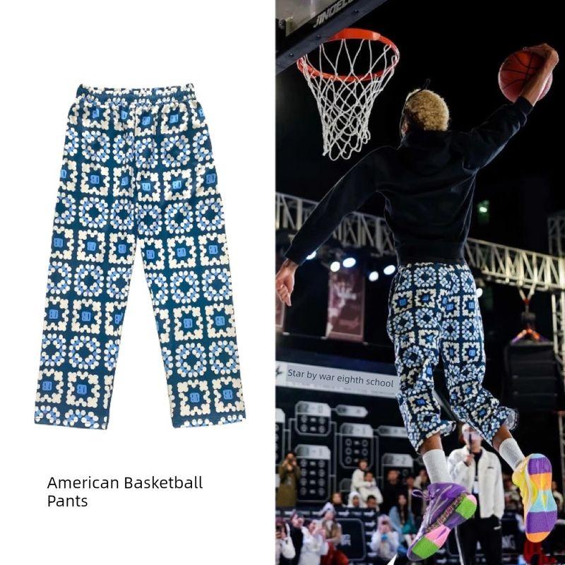 Fashion Wind Wide Leg Loose Student Basketball Pants