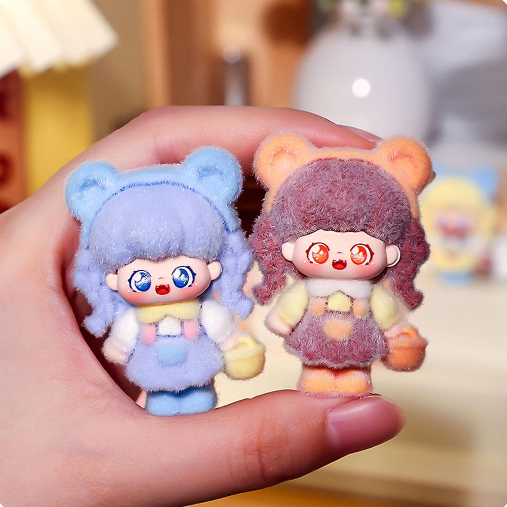 New Toy For Girls Cute Flocking Accessories, Fidgets Toy, Trendy Toy, Key Chain, Desktop Decoration Birthday Gifts