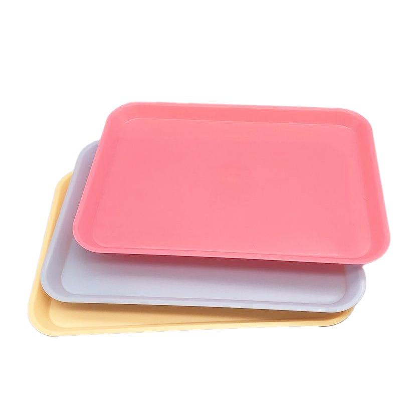 1 Piece 340mm*240mm Dental Tools Materials Plain Plastic Trays Flat Instrument Tray Autoclave Dentistry Supplies Dentist Use