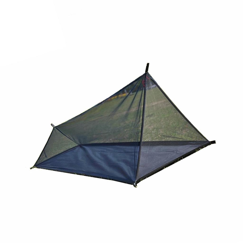 Outdoor Adventure Breathable Tent 40D Yarn Camping Tent Ligthweight Compact Portable Tent Black