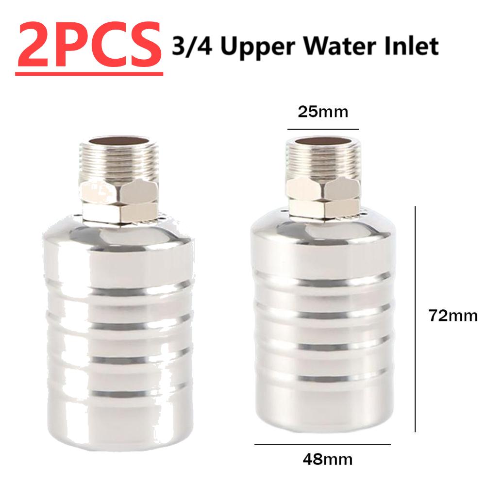 Zawór kulowy pływający ze stali nierdzewnej, automatyczny zawór kontroli poziomu wody, zawór pływakowy 1/2 3/4, zawór odcinający wieżę ciśnień w zbiorniku wody