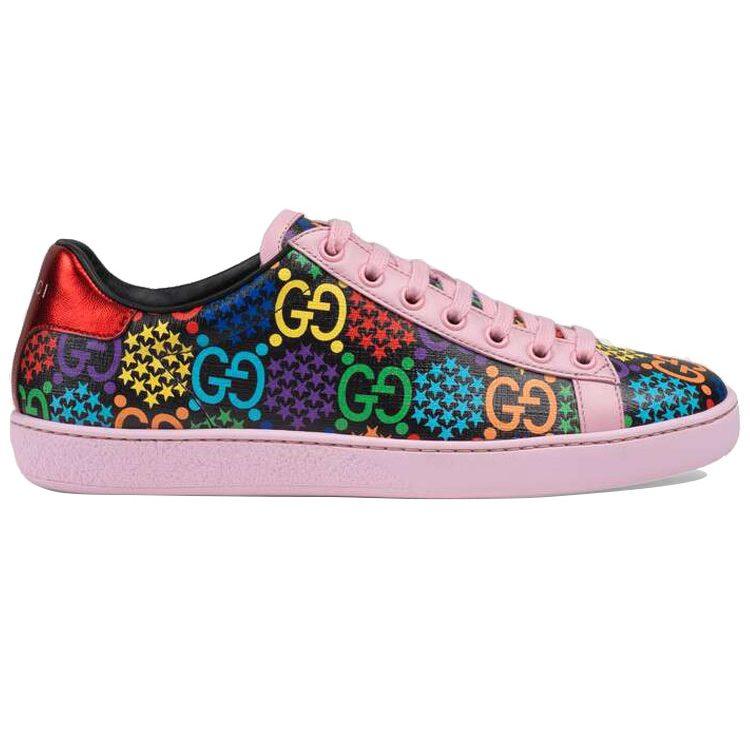 Gucci Wmns Ace Gg Supreme Low 'Psychedelic - Pink' 610086 H2020 1115