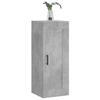 Wall Mounted Cabinet Concrete Grey 34.5 x 34 x 90 cm Particleboard