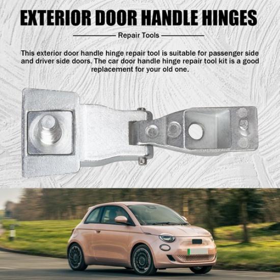 Outer Door Handle Hinge Repair Kit Fits For 2008-17 Fiat 500 Abarth 500 51964555