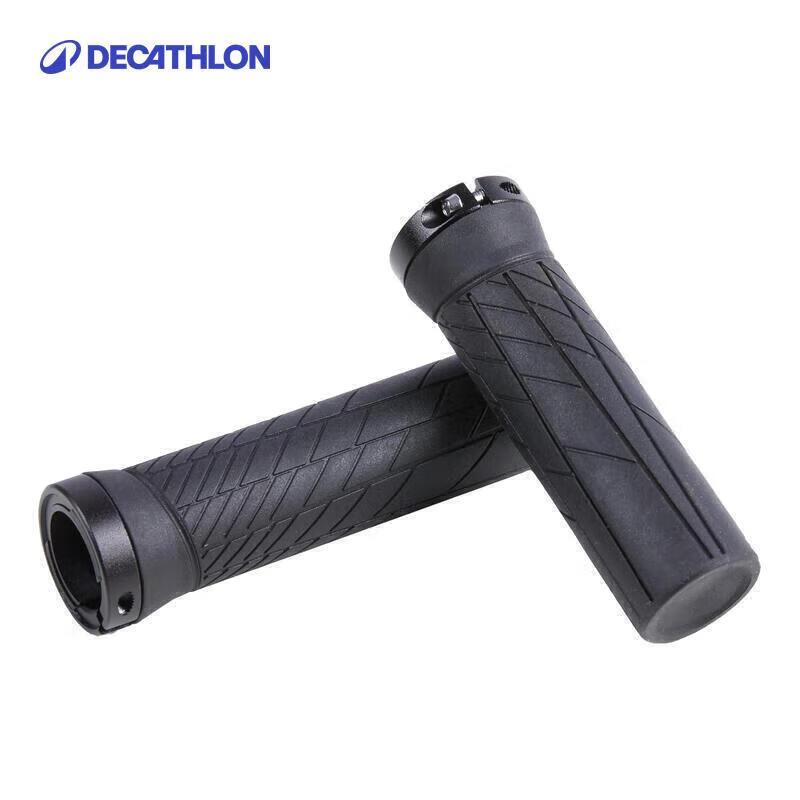 Decathlon Mountain Bike Handlebar Grips with Bar Ends