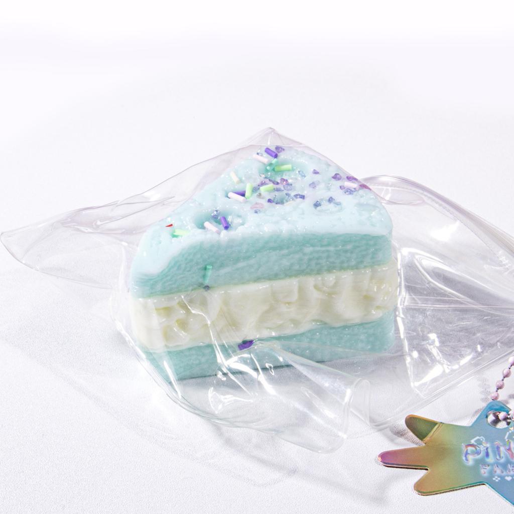 Squeeze Cake Toy Sensory Fidget Toys Squeeze Triangular Cake Pinch Toy Food Dessert Squishies Wonderful Gift for Kids & Adults