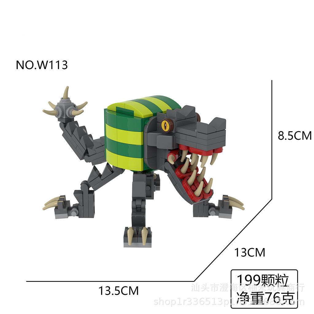 

ИИ Гора и Море Проход Тунг Тунг Сахур Деревянные Фигурки — Все Абстрактные Игрушки-Орнаменты из Строительных Блоков