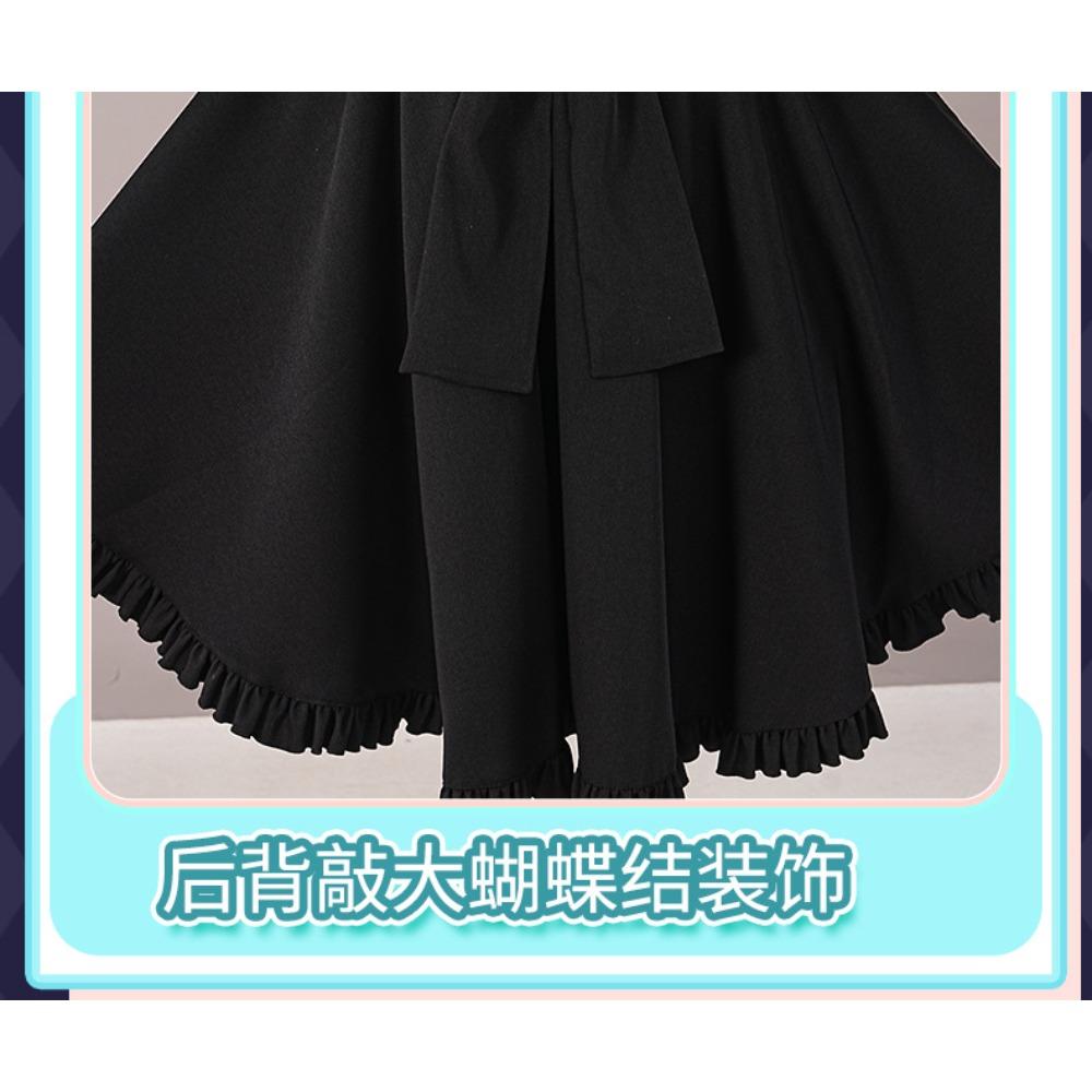 Kuroshitsuji Ciel Black Gate Cosplay Costume, Secondary Game Anime Role Play Outfit