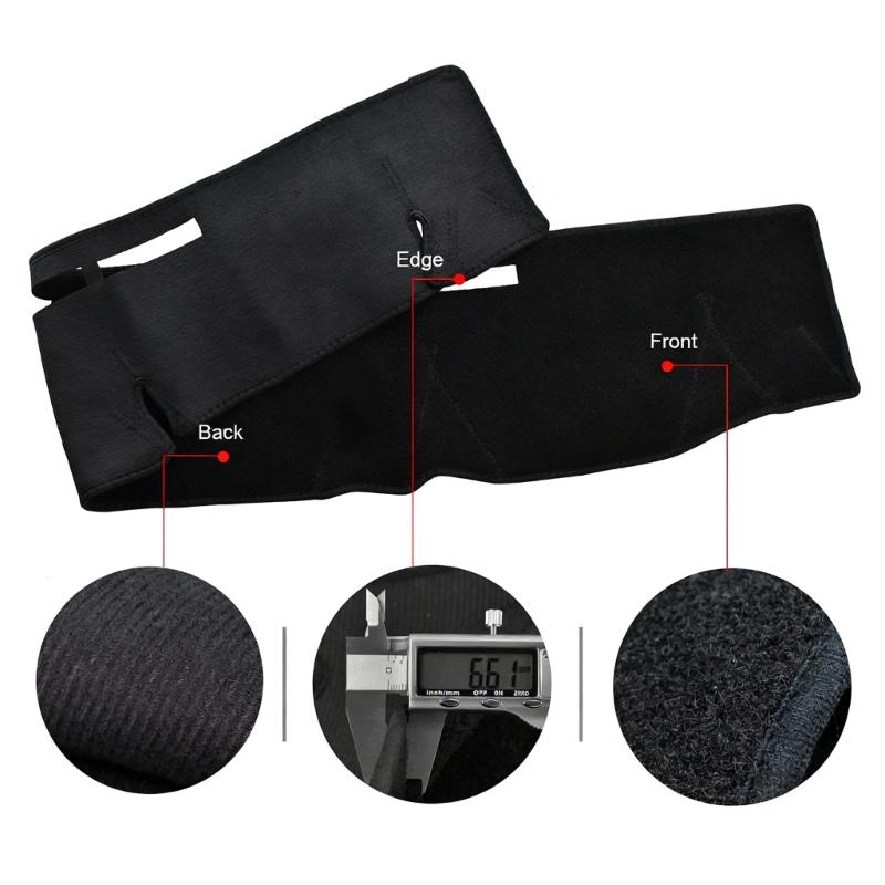 Black Dashboard Mat Specifically Designed For 70 76 78 79 Series 2009-2020 Car Interior Dashboard Cover Carpet