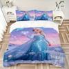 Elsa'S Winter Magic Print 3Pcs Bedding Setduvet Cover With 2 Bedropillowcase Home Birthday Gift