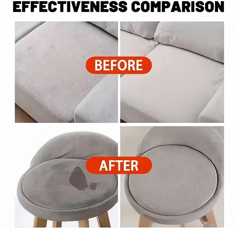 Sprayable Fabric & Sofa Dry Cleaner - No Water Multi-Purpose Stain Remover, Deep Penetration Formula Safe for Clothes, Carpets,