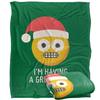 David Olenick Knuckle Silky Christmas Supersoft Blanket