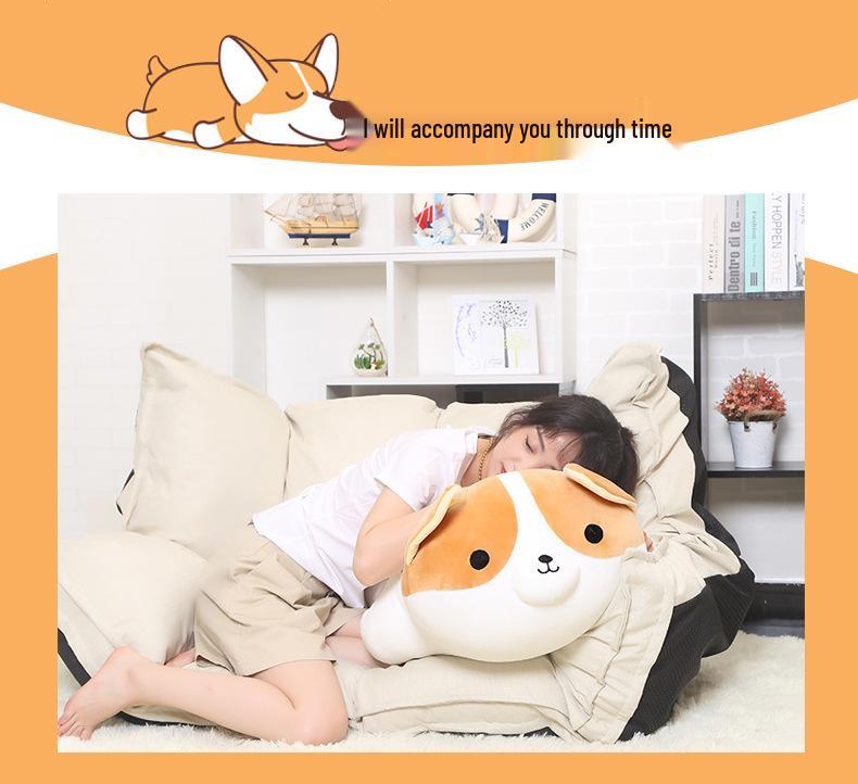 Corgi & Shiba Inu Plush Pillow Toy - Soft Cute Puppy Doll, Perfect Birthday Gift for Kids