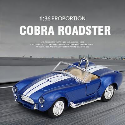 1:36 SHELBY Cobra 427 SC Sports Car Alloy Diecast Model Car Kid Children Toy Gift For Boy Collecting Hobby