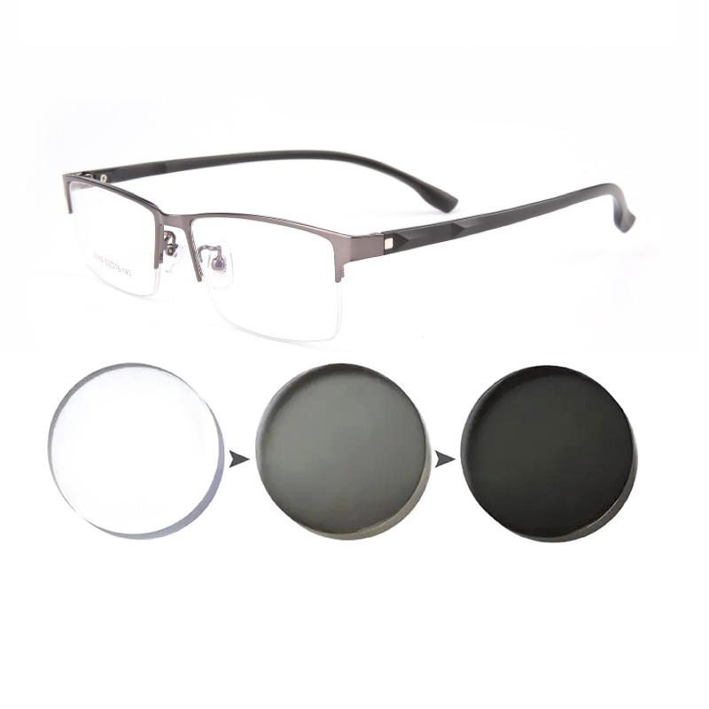 Photochromic Glasses for Men Women Myopia Eyewear 0 to +6 00 Adjustable Lenses Students Short Sight