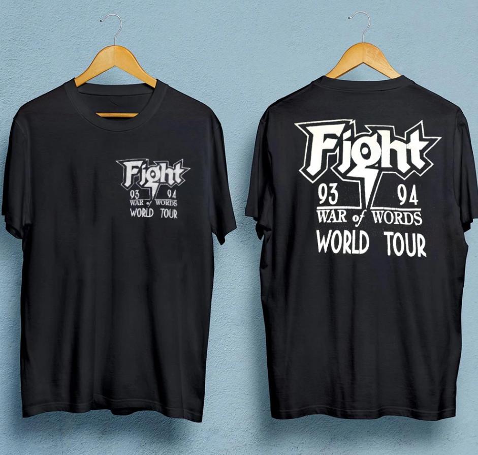 Vintage 90s Fight BAND World Tour Unisex T-shirt size S-5XL S