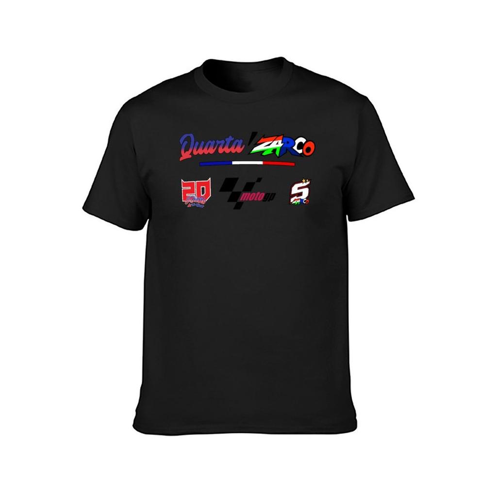 Quartararo X Zarco T-Shirt Customs Design Your Own Graphics Mens Graphic T-shirts Pack
