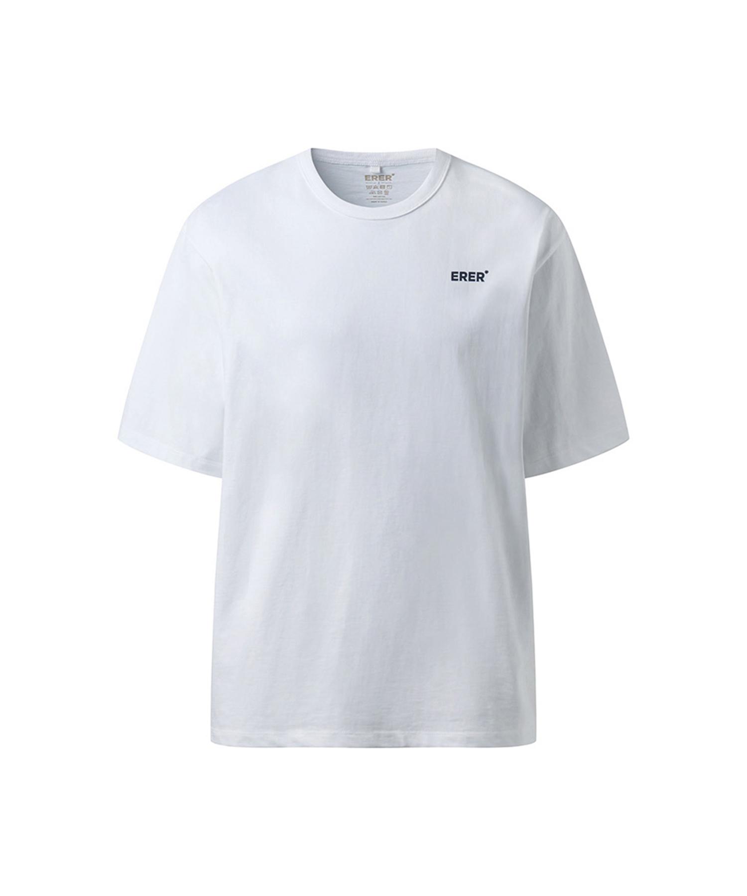 Er Er [Un] Базовая футболка с логотипом Белый White/4