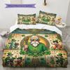 Erstaunliches Ägyptisches Wandmalerei Muster Bettwäsche Steppdecke Set Bettbezug Kissenbezug Heimdekoration Geburtstagsgeschenk (1 Bettbezug + 2 Kissenbezüge, ohne Füllung)