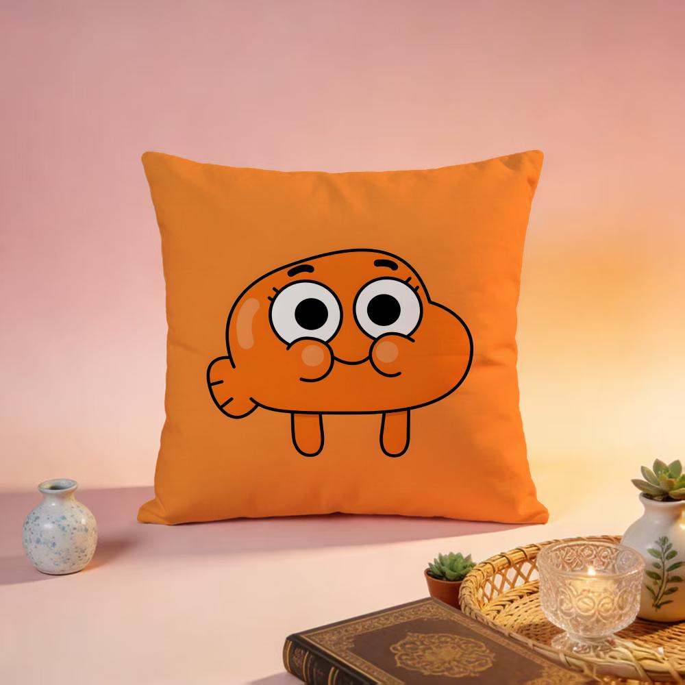 Popular TThe Amazing World of Gumballable Cushion Cover Premium SkinFriendly Pillow Case MultiPurpose for Home Office Travel