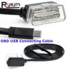 1PC Obd2 Cable Mini Usb OBDII 2 7 Pin To Mini USB Connection Cable For Car HUD Head Up Display Hud OBD Cable