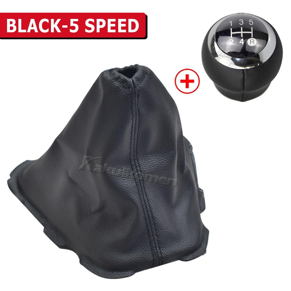 Manual 5/6 Speed Gear Shift Knob Lever Shifter Stick Handball PU Leather Cover For Toyota Auris 2007 2008 2009 2010 2011-2013