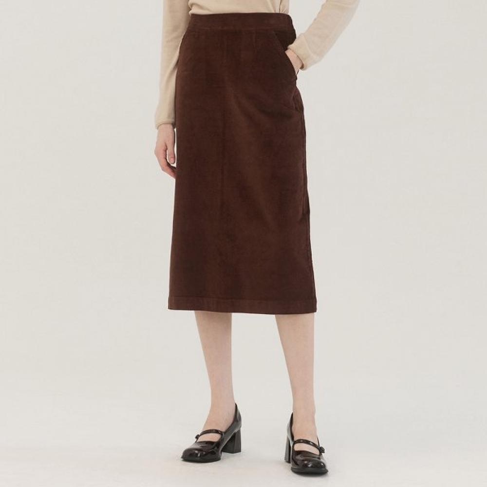 2nd Skin Corduroy H Line Long Skirt Ncwfs4100
