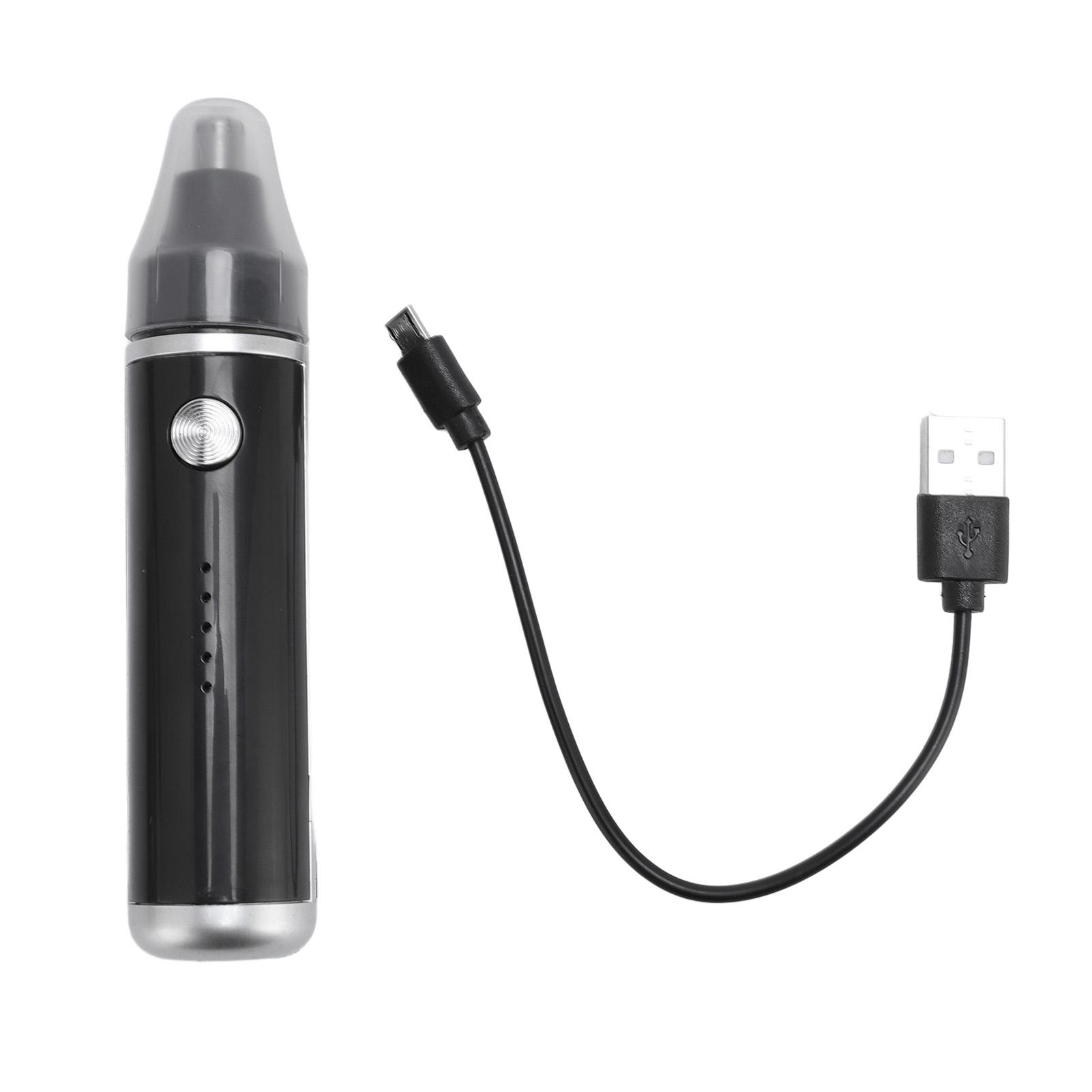 

Ear and Nose Hair Trimmer Wet Dry Use Low Noise Rechargeable Eyebrow Beard Ear Nose Hair Clipper