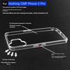 For Nothing CMF Phone 2 Pro Case Clear PC+TPU Anti-Scratch Phone Back Cover