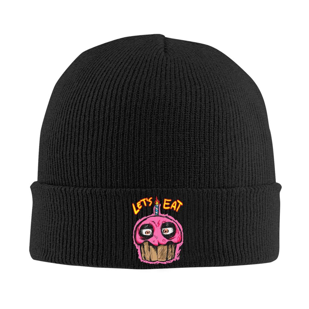 Springtrap Lets EAT Knit Hat Vintage Caps Men Women Hippie Beanie Hats Winter Design Elastic Bonnet Hats