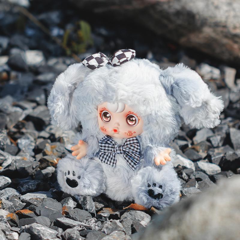 Yumi Hug Together Sleep Series Plush Keychain Blind Box Cute Vinyl Doll Figures Collectible Toys Birthday Gifts