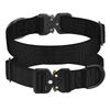 Heavy Duty Dog Collar Nylon Double Layer Webbing Cobra Buckle Medium To Large Dogs