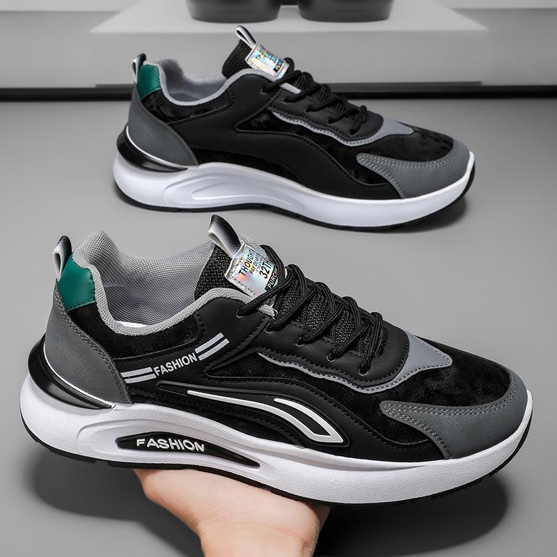 New Mens Waterproof Leather Casual Sneakers Anti-Slip Running Shoes Non-Slip Sports Shoes Lightweight Comfortable Training Shoes