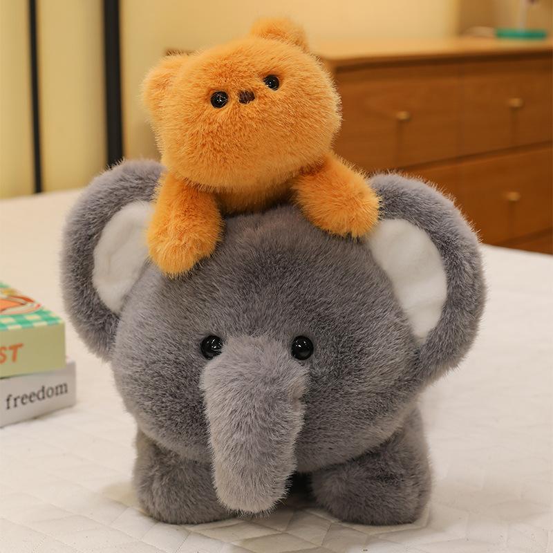 New Style Cute Pet Park Doll Cute Bear Dog Plush Toy Elephant Doll Pillow Gift