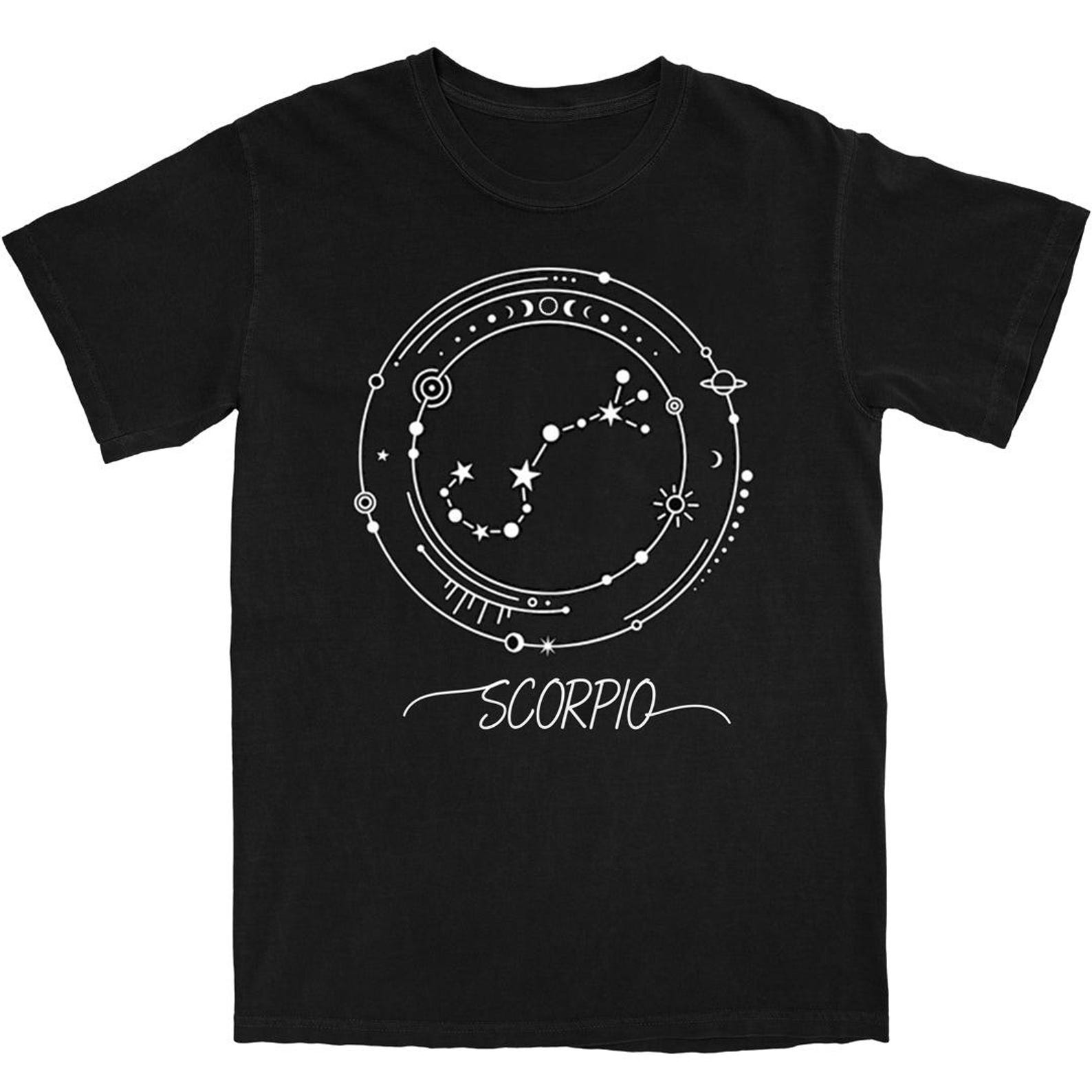 Scorpio Zodiac Shirt •Zodiac Sign Shirt •Zodiac Symbols Shirt •Constellation Shirt •Zodiac Horoscope Shirt •Astrology Shirt •12 Zodiac Shirt 4XL