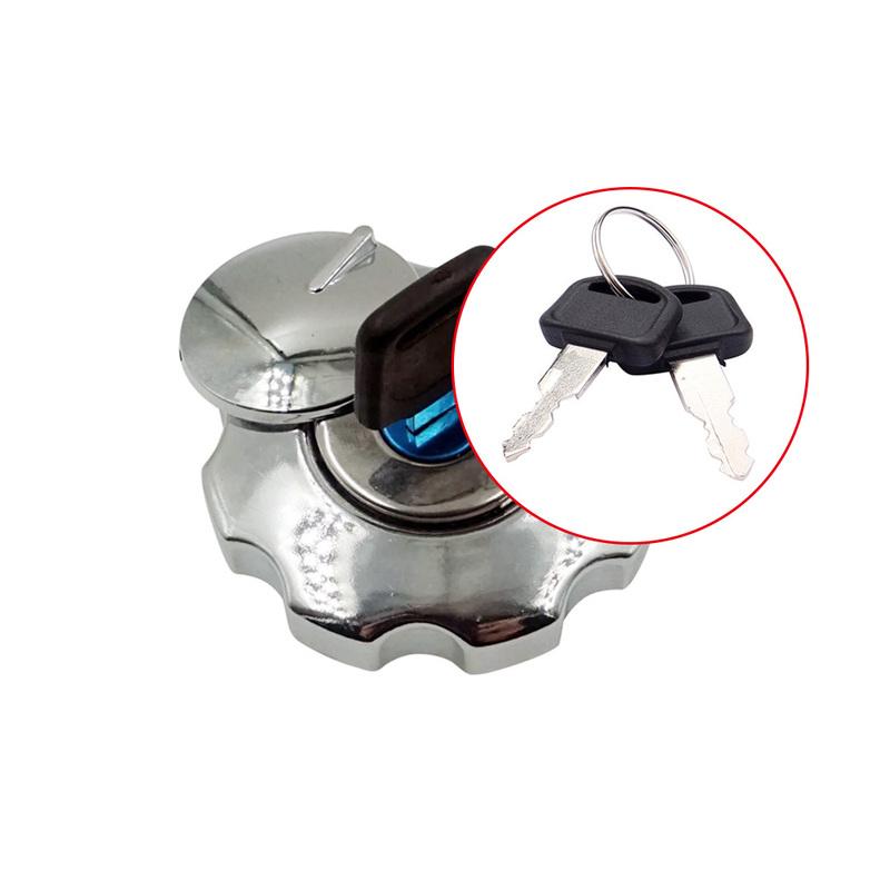 1pc Universal Motorcycle ATV Gas Aluminum Alloy Fuel Cap Locking Motorcycle Oil Tank Key Locking Cover Motorcycle Accessories