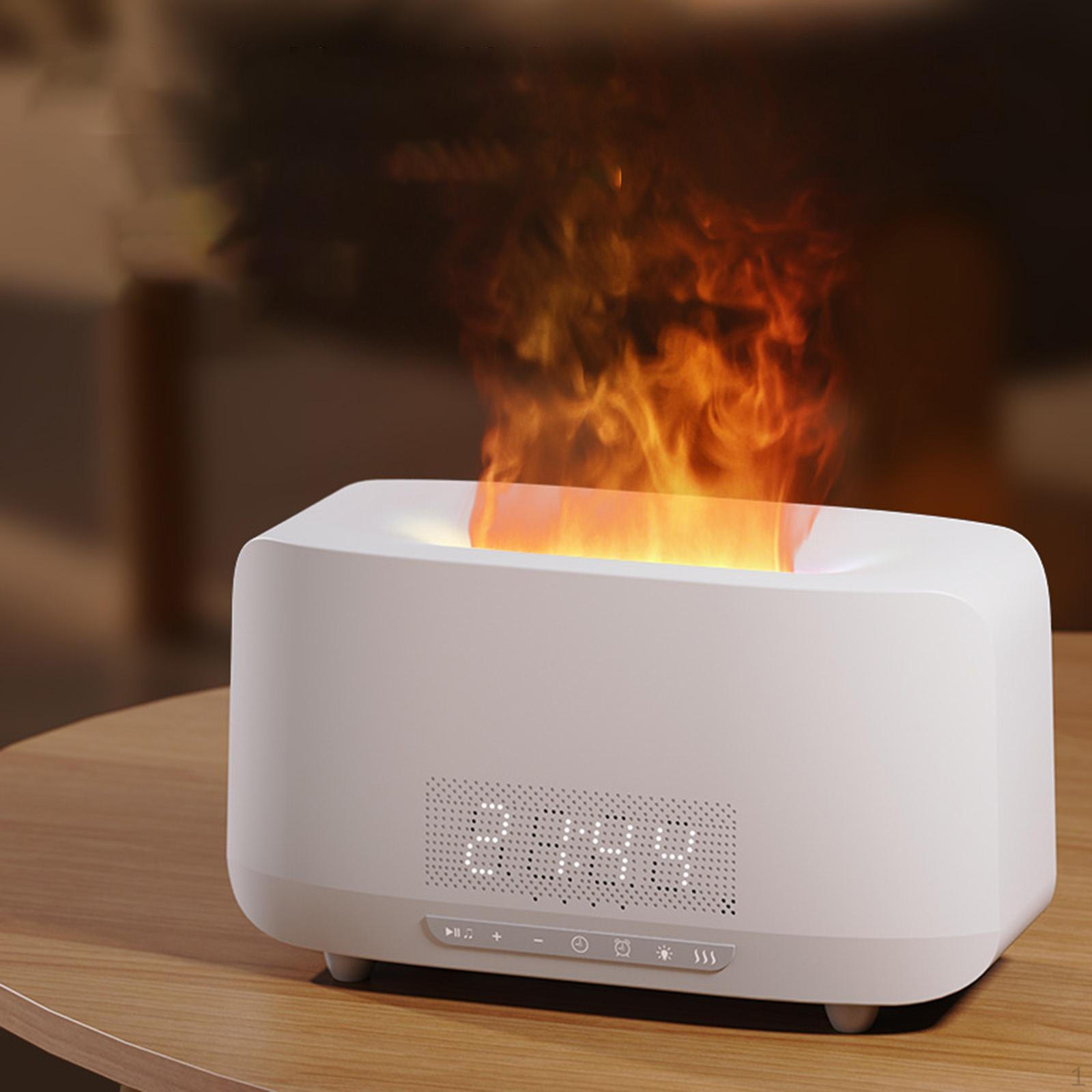 

Увлажнитель воздуха Flame Mist 400 мл, диффузор ароматов для прикроватного столика, настольный кабинет белый