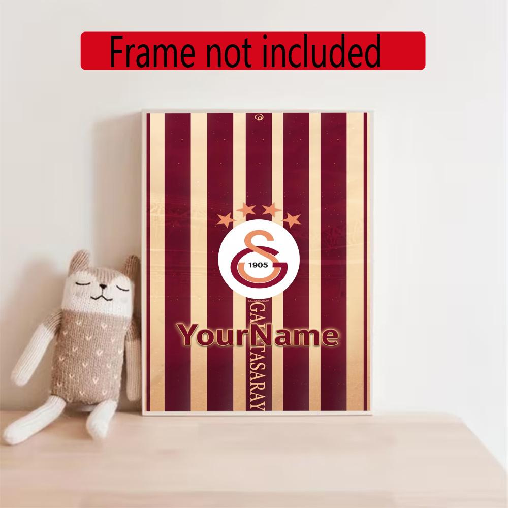 Galatasaray Customize Text Diamond Painting Round Diamond Mosaic Suitable For Beginners Diamond Painting Rhinestones Gift Frameless