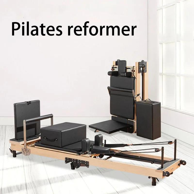 Lit Pliant Pilates Équipement de Fitness Studio de Yoga Salle de Sport Machine Reformeur Pilates Échelle Club Privé Maison Musculation Exercice