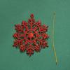 3-Piece Plastic Christmas Tree Snowflake Ornament Set