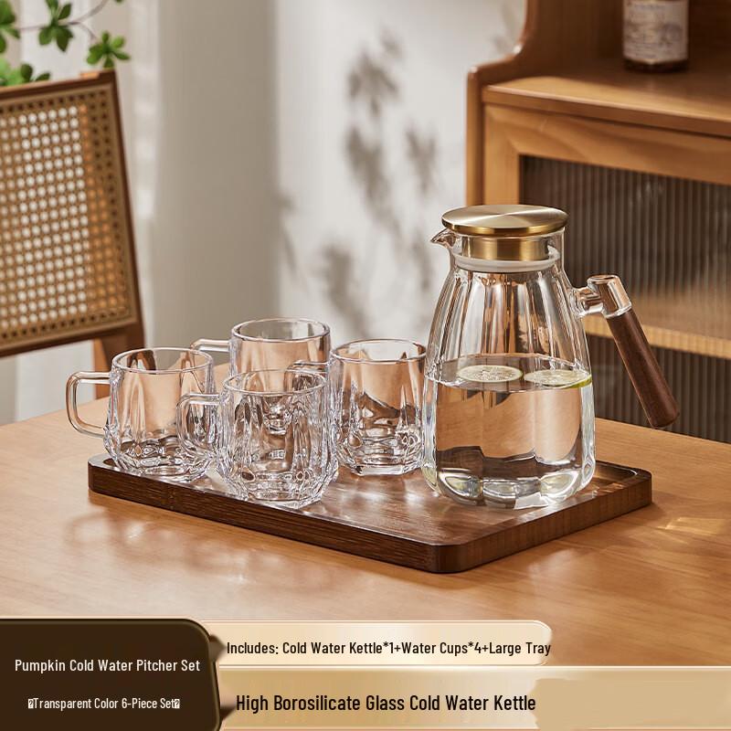 

Anditai High Borosilicate Glass Cold Water Pitcher Set